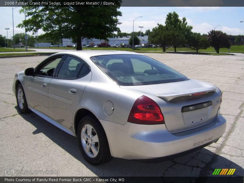 Liquid Silver Metallic / Ebony 2008 Pontiac Grand Prix Sedan