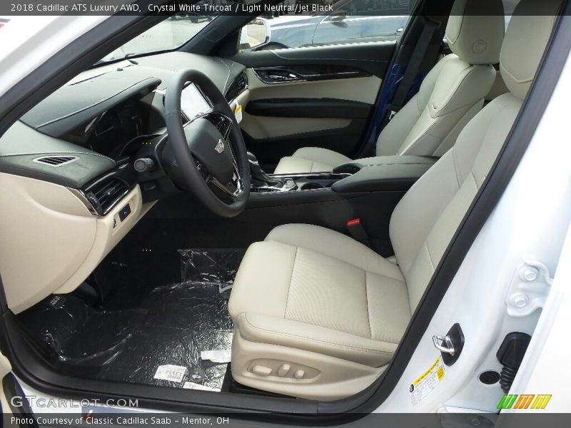  2018 ATS Luxury AWD Light Neutral/Jet Black Interior