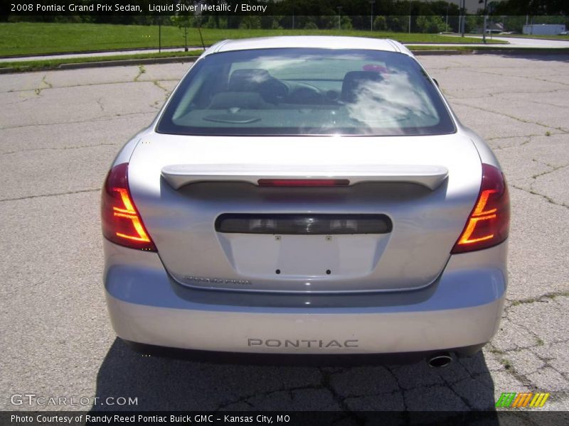 Liquid Silver Metallic / Ebony 2008 Pontiac Grand Prix Sedan