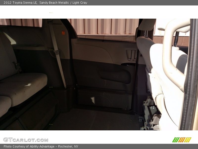 Sandy Beach Metallic / Light Gray 2012 Toyota Sienna LE