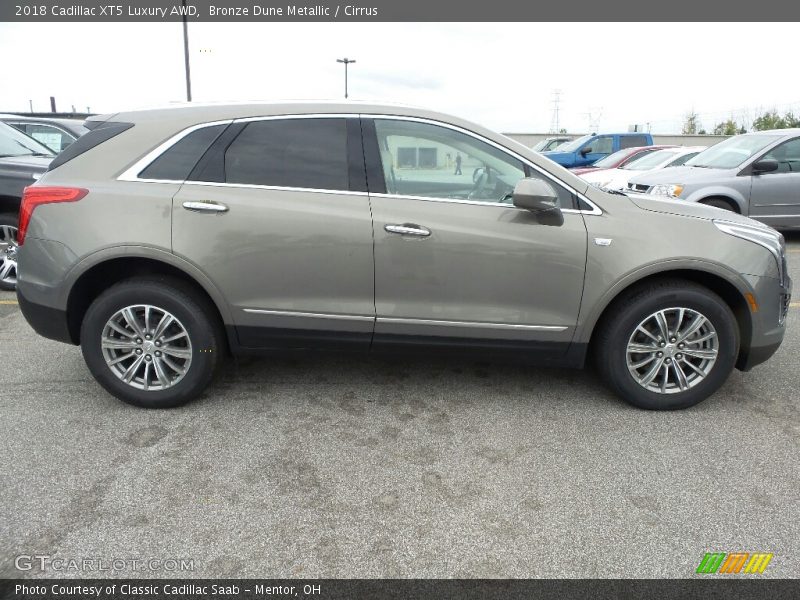 Bronze Dune Metallic / Cirrus 2018 Cadillac XT5 Luxury AWD