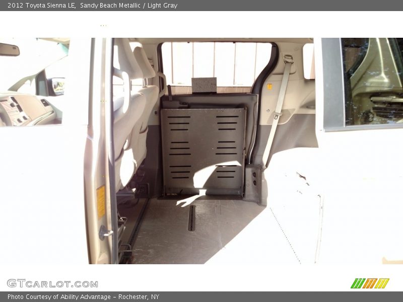 Sandy Beach Metallic / Light Gray 2012 Toyota Sienna LE