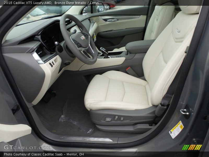 Bronze Dune Metallic / Cirrus 2018 Cadillac XT5 Luxury AWD