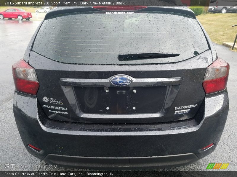 Dark Gray Metallic / Black 2016 Subaru Impreza 2.0i Sport Premium