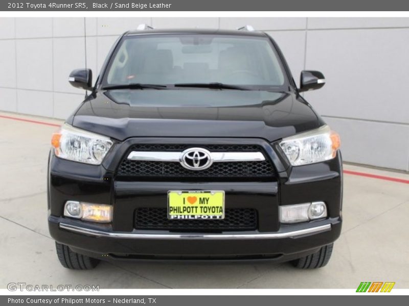 Black / Sand Beige Leather 2012 Toyota 4Runner SR5