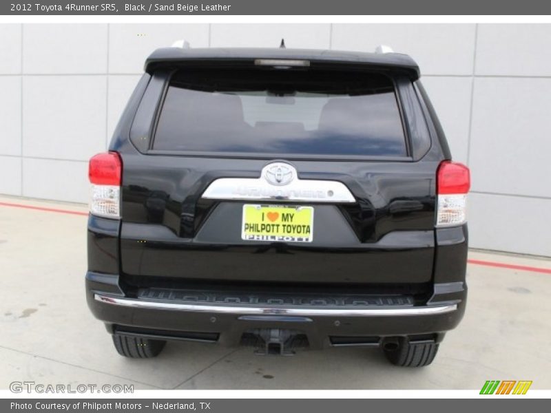 Black / Sand Beige Leather 2012 Toyota 4Runner SR5