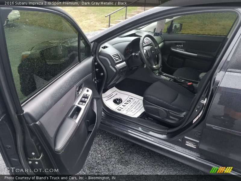 Dark Gray Metallic / Black 2016 Subaru Impreza 2.0i Sport Premium