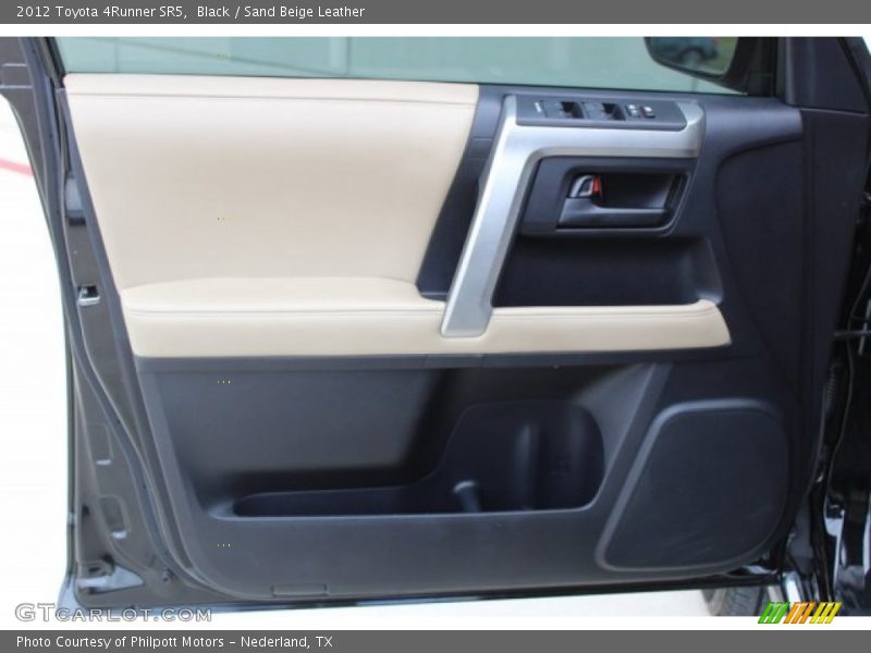 Black / Sand Beige Leather 2012 Toyota 4Runner SR5