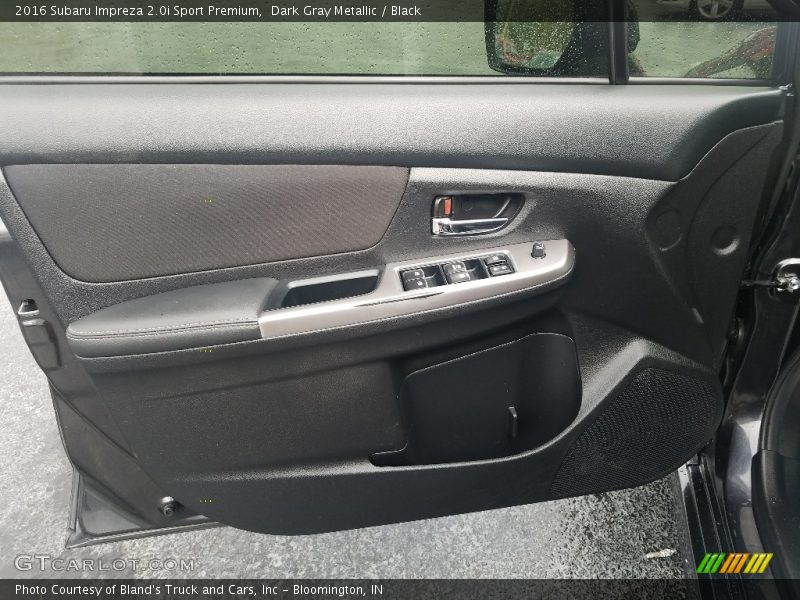 Dark Gray Metallic / Black 2016 Subaru Impreza 2.0i Sport Premium