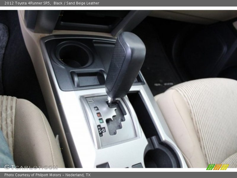 Black / Sand Beige Leather 2012 Toyota 4Runner SR5