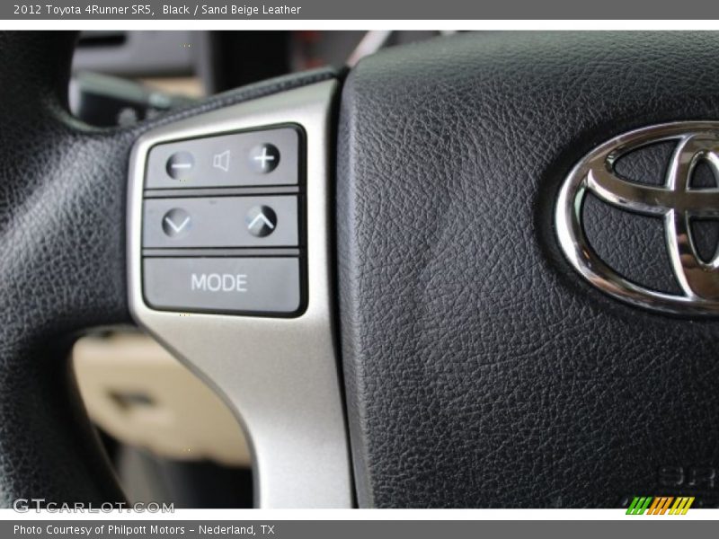 Black / Sand Beige Leather 2012 Toyota 4Runner SR5