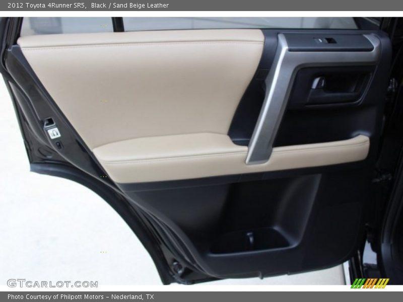 Black / Sand Beige Leather 2012 Toyota 4Runner SR5