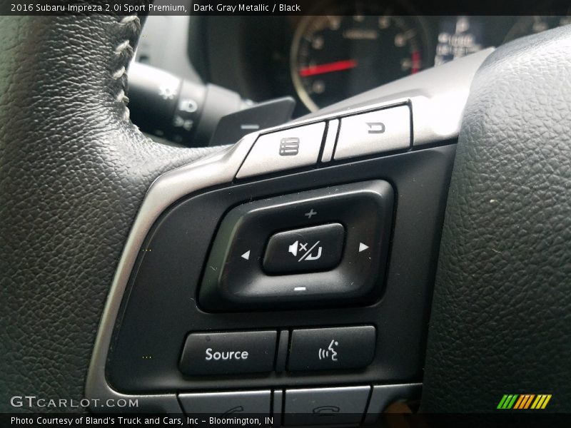 Dark Gray Metallic / Black 2016 Subaru Impreza 2.0i Sport Premium