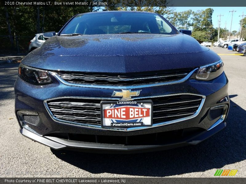 Blue Velvet Metallic / Jet Black 2018 Chevrolet Malibu LT