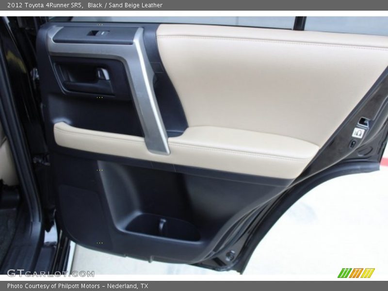 Black / Sand Beige Leather 2012 Toyota 4Runner SR5