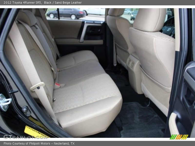 Black / Sand Beige Leather 2012 Toyota 4Runner SR5