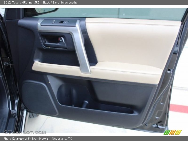 Black / Sand Beige Leather 2012 Toyota 4Runner SR5