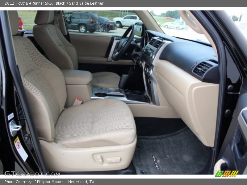 Black / Sand Beige Leather 2012 Toyota 4Runner SR5