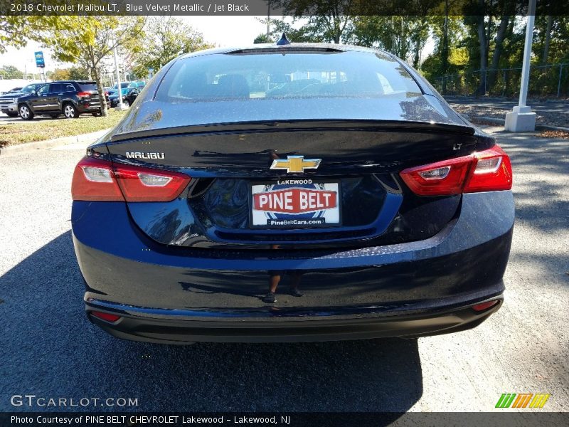 Blue Velvet Metallic / Jet Black 2018 Chevrolet Malibu LT