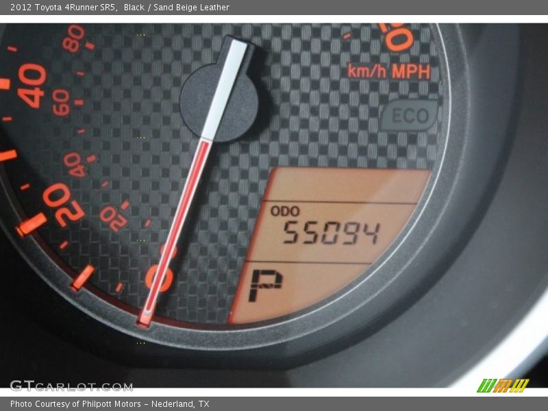 Black / Sand Beige Leather 2012 Toyota 4Runner SR5