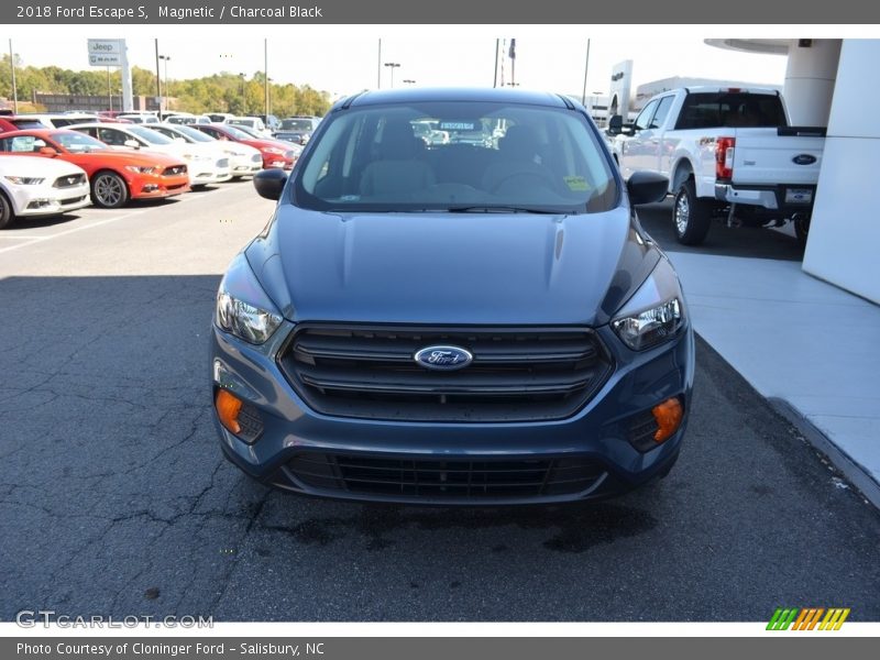 Magnetic / Charcoal Black 2018 Ford Escape S