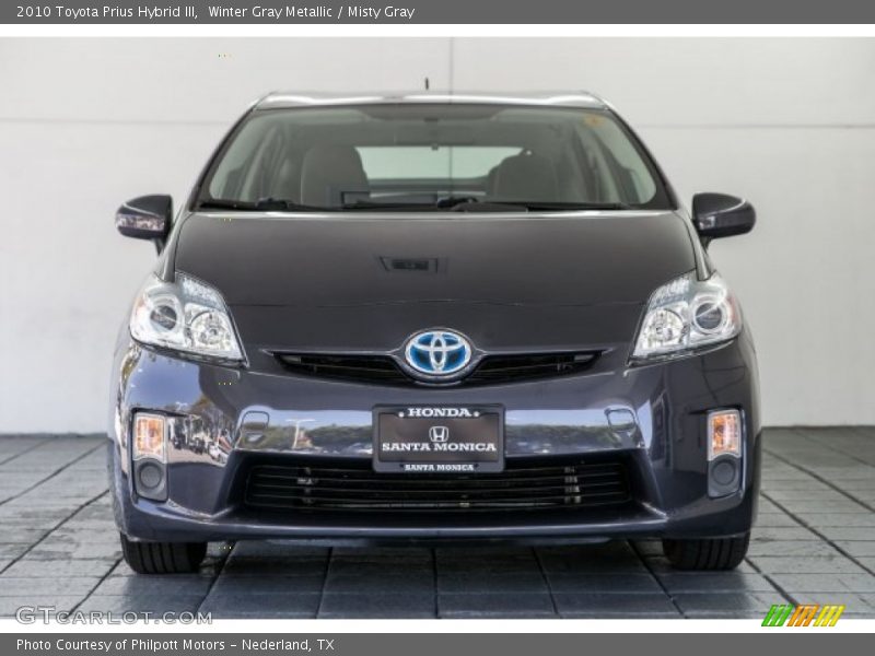 Winter Gray Metallic / Misty Gray 2010 Toyota Prius Hybrid III