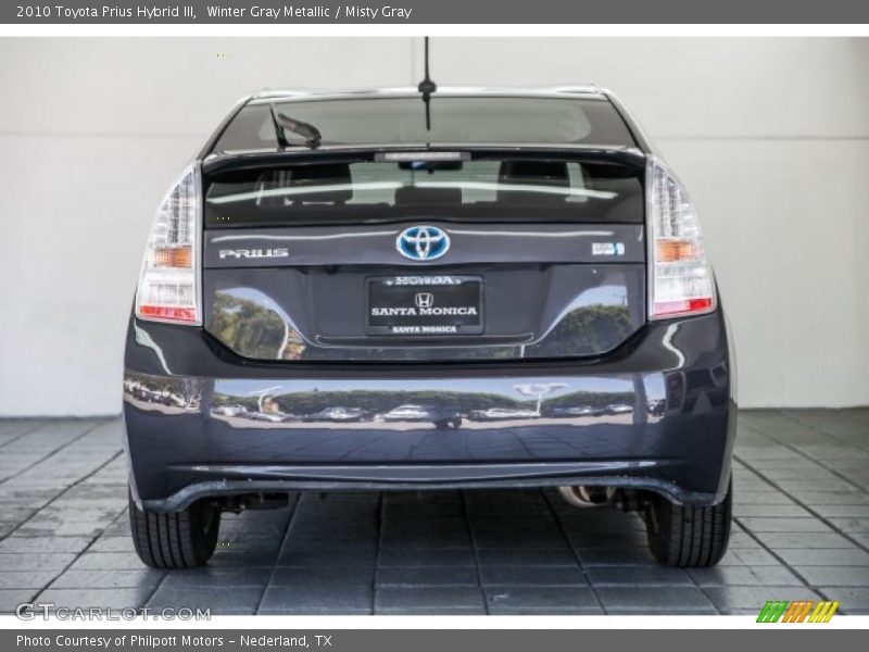 Winter Gray Metallic / Misty Gray 2010 Toyota Prius Hybrid III