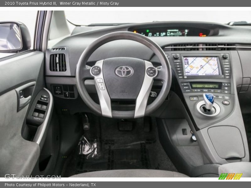 Winter Gray Metallic / Misty Gray 2010 Toyota Prius Hybrid III