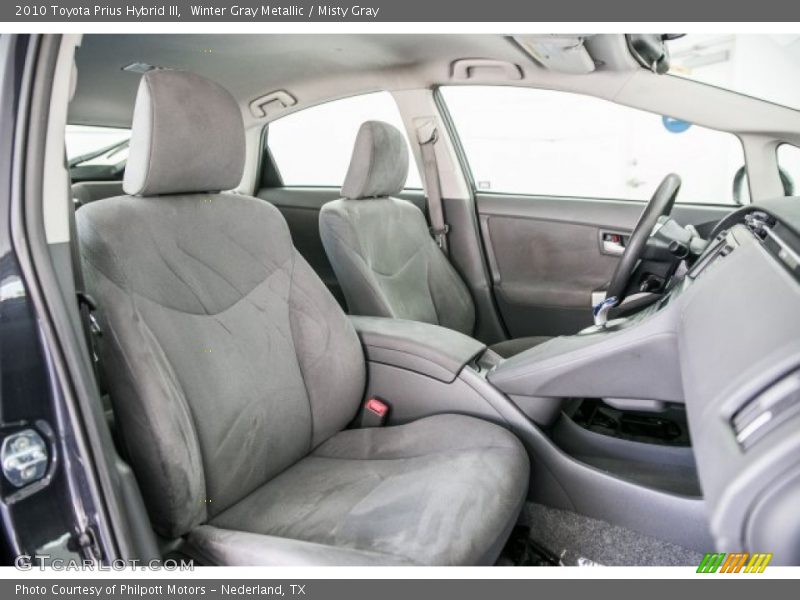 Winter Gray Metallic / Misty Gray 2010 Toyota Prius Hybrid III