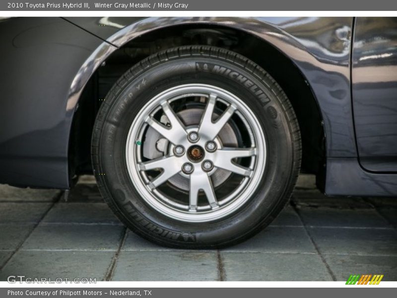 Winter Gray Metallic / Misty Gray 2010 Toyota Prius Hybrid III