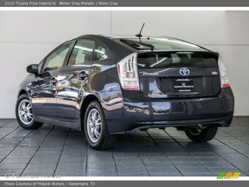 Winter Gray Metallic / Misty Gray 2010 Toyota Prius Hybrid III
