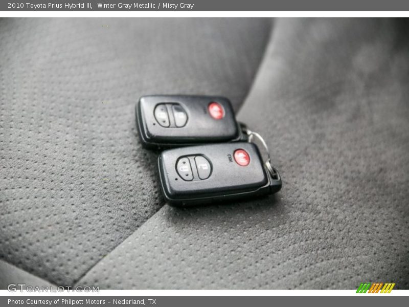 Winter Gray Metallic / Misty Gray 2010 Toyota Prius Hybrid III