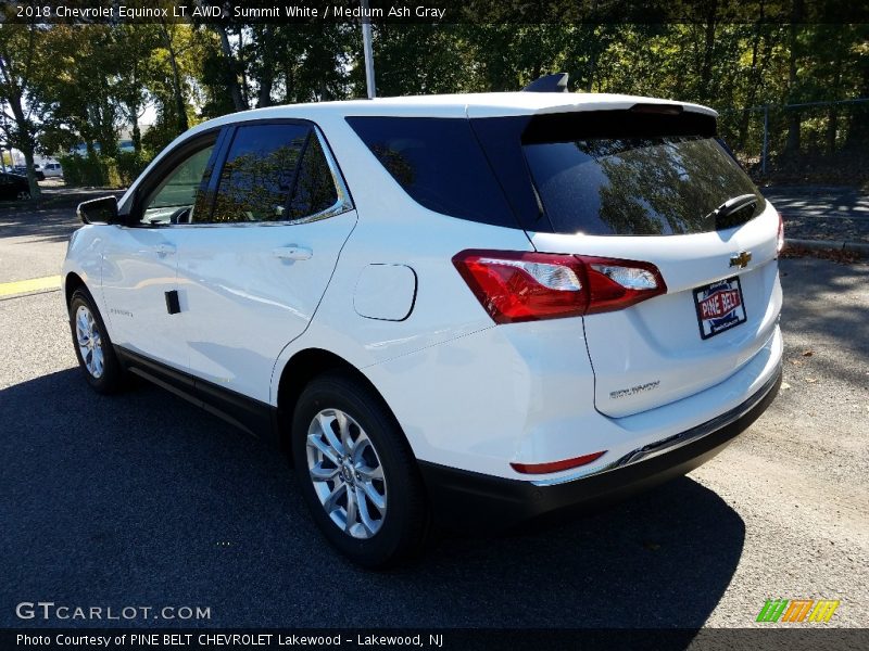 Summit White / Medium Ash Gray 2018 Chevrolet Equinox LT AWD