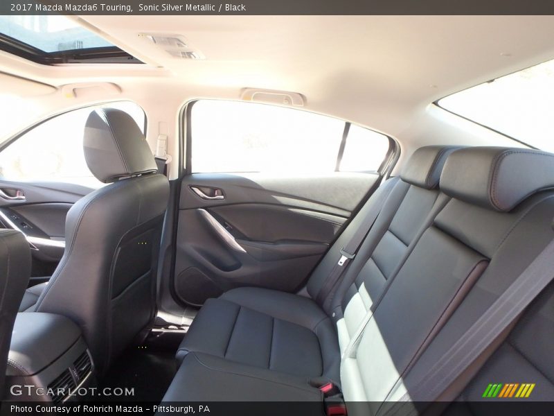 Sonic Silver Metallic / Black 2017 Mazda Mazda6 Touring