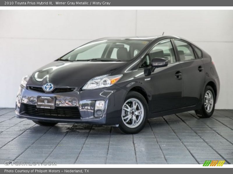 Winter Gray Metallic / Misty Gray 2010 Toyota Prius Hybrid III