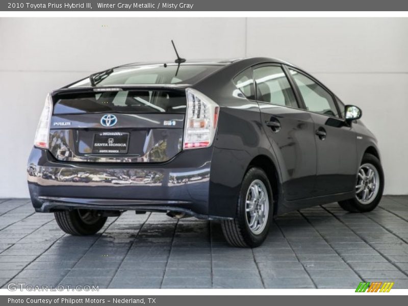 Winter Gray Metallic / Misty Gray 2010 Toyota Prius Hybrid III