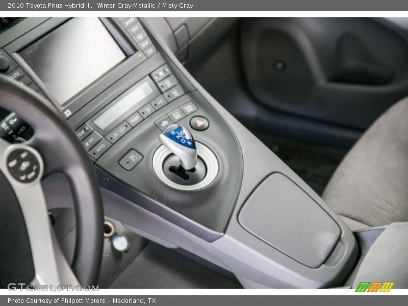 Winter Gray Metallic / Misty Gray 2010 Toyota Prius Hybrid III