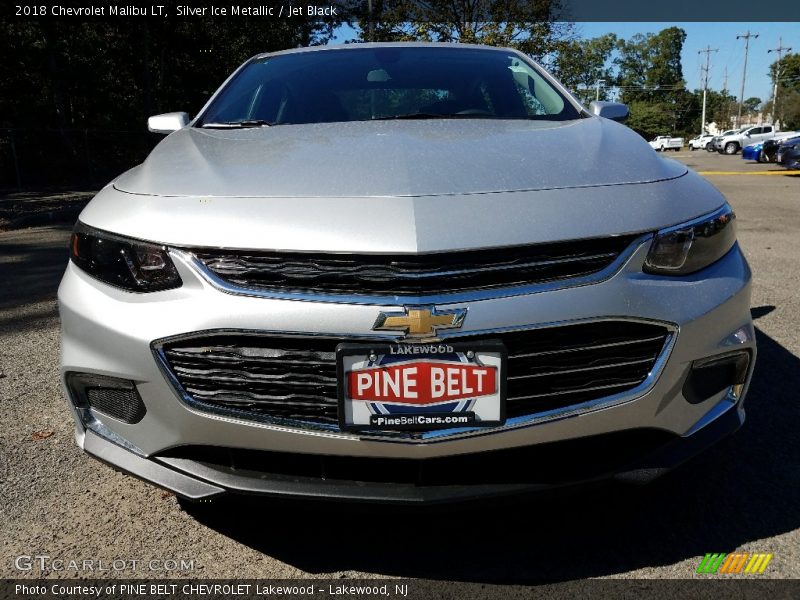 Silver Ice Metallic / Jet Black 2018 Chevrolet Malibu LT