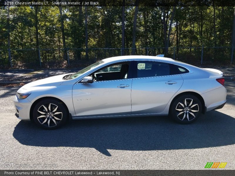 Silver Ice Metallic / Jet Black 2018 Chevrolet Malibu LT