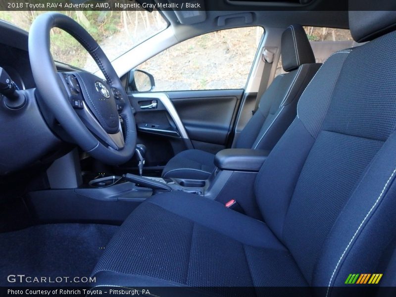 Magnetic Gray Metallic / Black 2018 Toyota RAV4 Adventure AWD