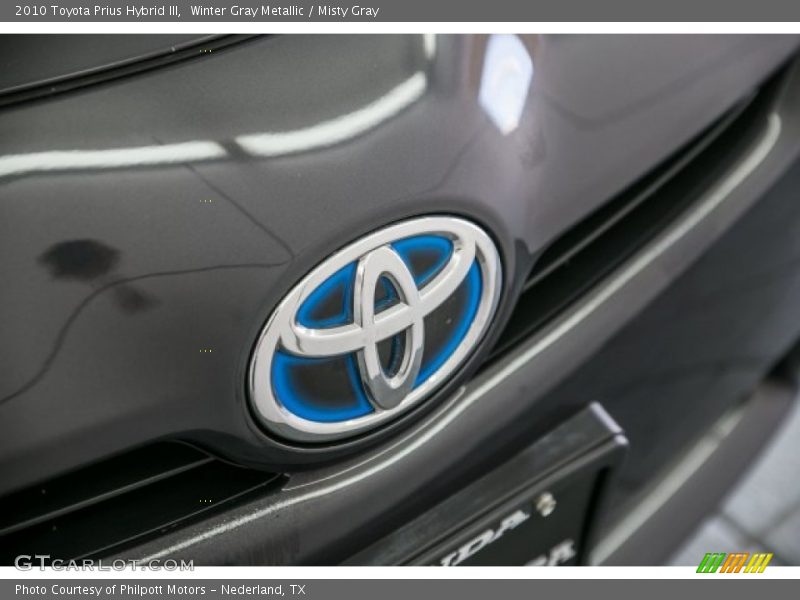Winter Gray Metallic / Misty Gray 2010 Toyota Prius Hybrid III