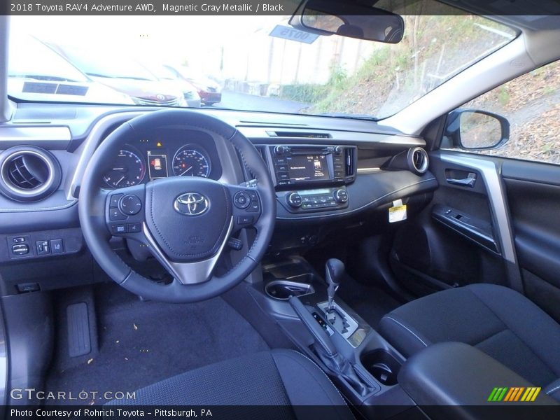 Magnetic Gray Metallic / Black 2018 Toyota RAV4 Adventure AWD