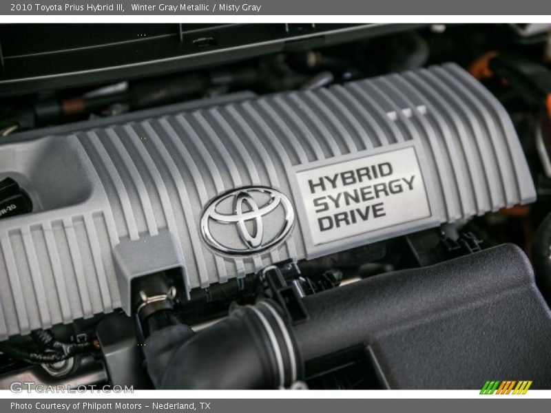 Winter Gray Metallic / Misty Gray 2010 Toyota Prius Hybrid III