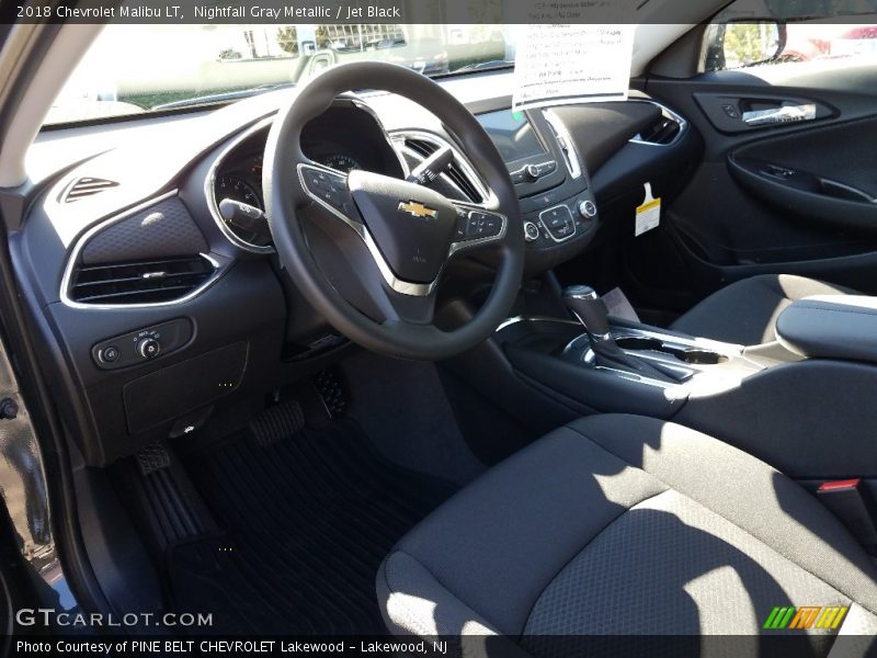 Nightfall Gray Metallic / Jet Black 2018 Chevrolet Malibu LT