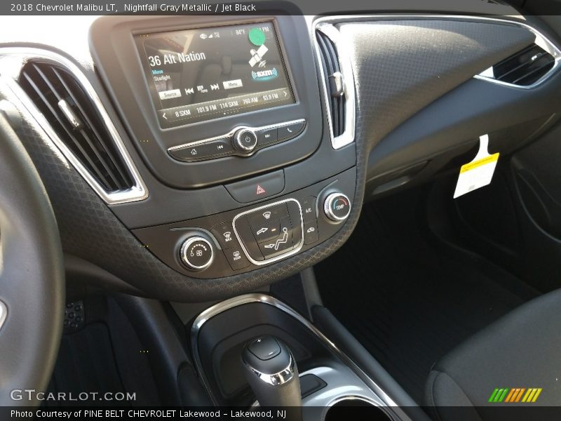 Nightfall Gray Metallic / Jet Black 2018 Chevrolet Malibu LT