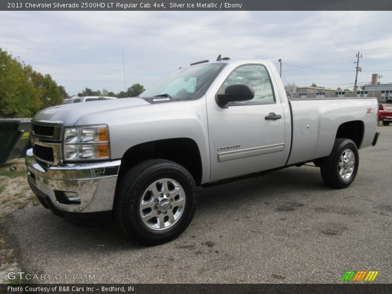 Silver Ice Metallic / Ebony 2013 Chevrolet Silverado 2500HD LT Regular Cab 4x4
