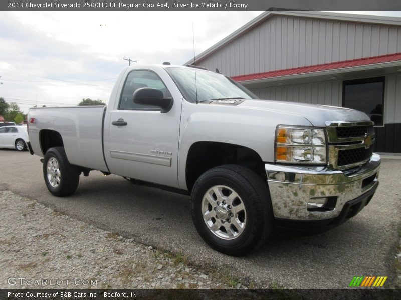 Silver Ice Metallic / Ebony 2013 Chevrolet Silverado 2500HD LT Regular Cab 4x4