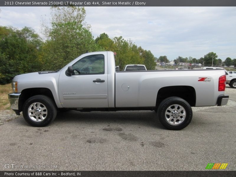 Silver Ice Metallic / Ebony 2013 Chevrolet Silverado 2500HD LT Regular Cab 4x4