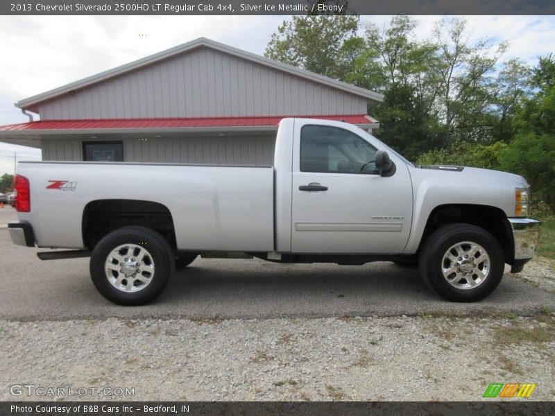 Silver Ice Metallic / Ebony 2013 Chevrolet Silverado 2500HD LT Regular Cab 4x4