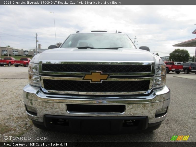 Silver Ice Metallic / Ebony 2013 Chevrolet Silverado 2500HD LT Regular Cab 4x4
